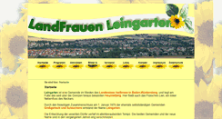 Desktop Screenshot of landfrauen-leingarten.de